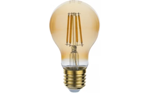 LED КРУШКА ФИЛАМЕНТ A60 8W 810LM E27 220-240V ДИМИРАЩА 2700K ПОЗЛАТЕНО СТЪКЛО