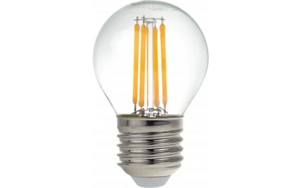 LED КРУШКА ФИЛАМЕНТ G45 4W 320LM E27 175-265V ДИМИРАЩА 2700K