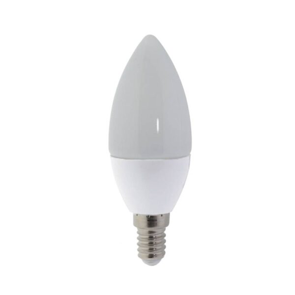 6W LED КЕНДЪЛ E14 220V – ДИМИРАЩА – Топло Бяла