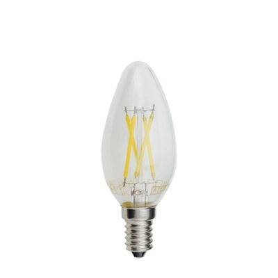 LED Filament Candle Bulb C35 E14 4W Neutral white
