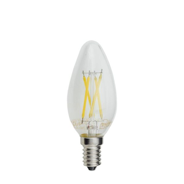 LED Filament Candle Bulb C35 E14 4W Neutral white