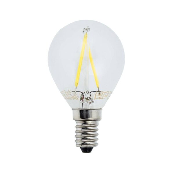 LED Filament Bulb G45 E14 2w White light