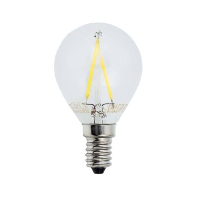 LED Filament Bulb G45 E14 2w Neutral white