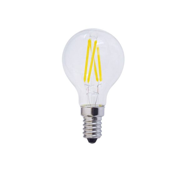 LED Filament Bulb G45 E14 4W Neutral white