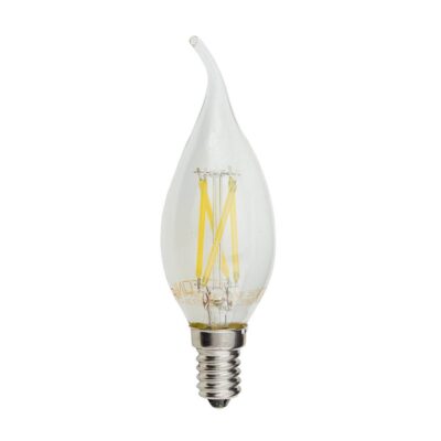 LED Filament Candle Bulb C35T E14 4W Neutral white