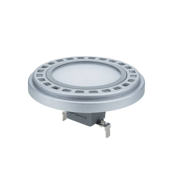15W LED КРУШКА AR111/G53 12V 120° – EPISTAR – Топло Бяла