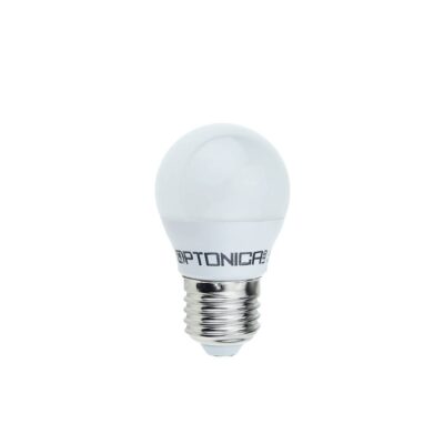 LED Plastic Bulb G45 E27 5 Years Warranty 6W Warm white