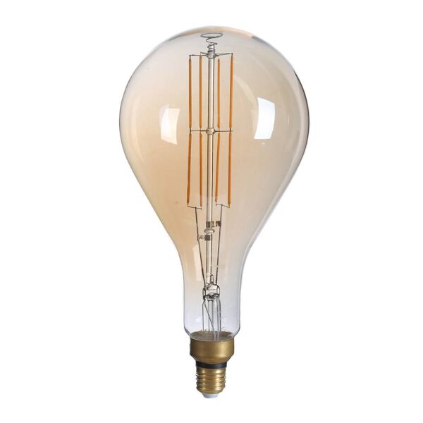 LED Bulb E27 PS160 Golden Glass Dimmable 8W Warm white