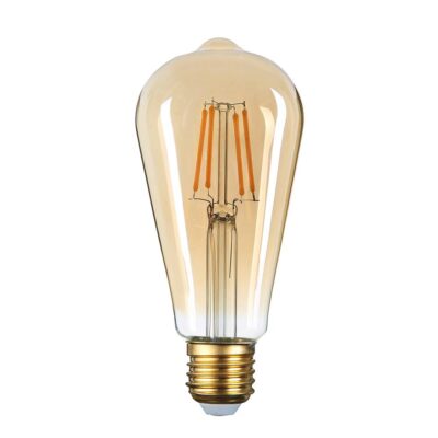 LED Bulb E27 ST64 Golden Glass 4W Warm white