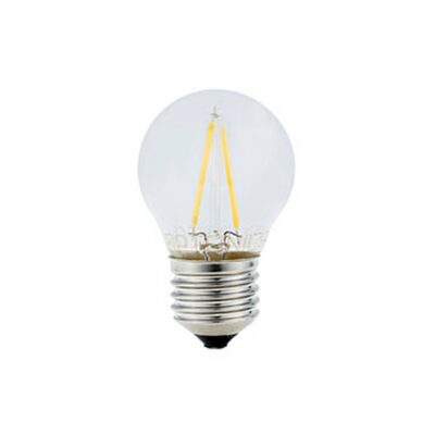 LED Filament Bulb E27 G45 2w Warm white