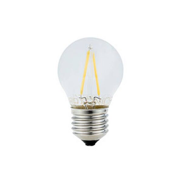 LED Filament Bulb E27 G45 2w Warm white