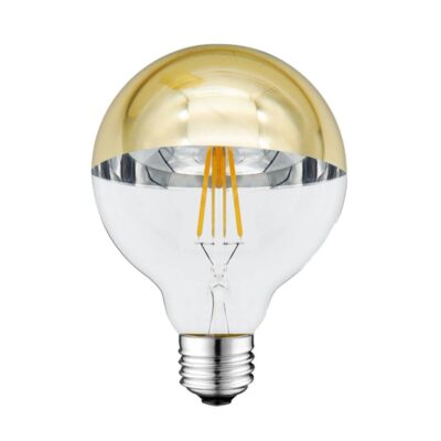 LED Bulb G95 E27 Galf Golden Glass 4W Warm white