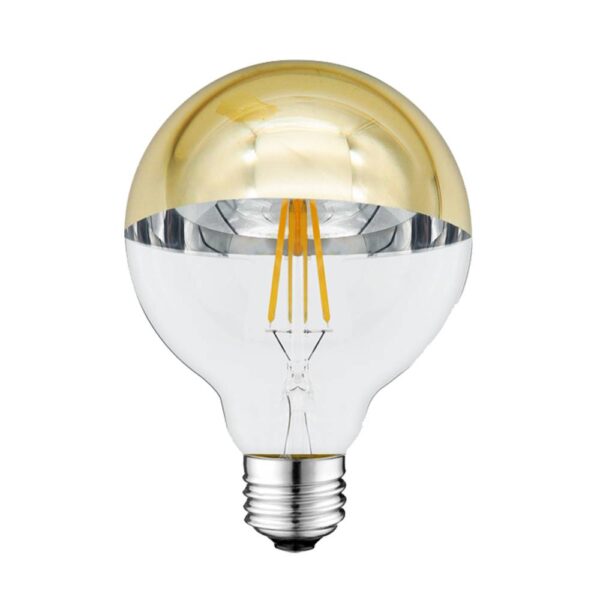 LED Bulb G95 E27 Galf Golden Glass 7W Warm white