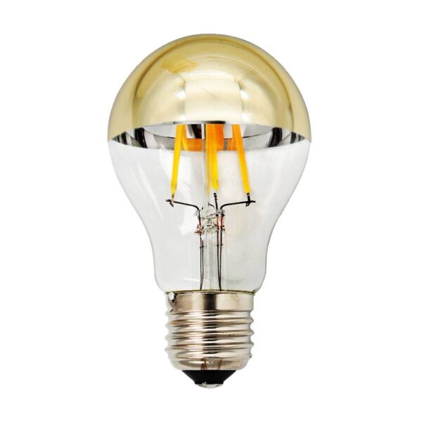 4W LED КРУШКА A60 E27 400LM 2700K AC220-240V Стъкло Златист Ефект – Топло Бяла