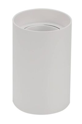 Spotlight Fixture Round Plastic Max 10W WHITE