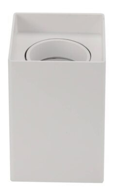 Spotlight Fixture Square Plastic Max 10W WHITE