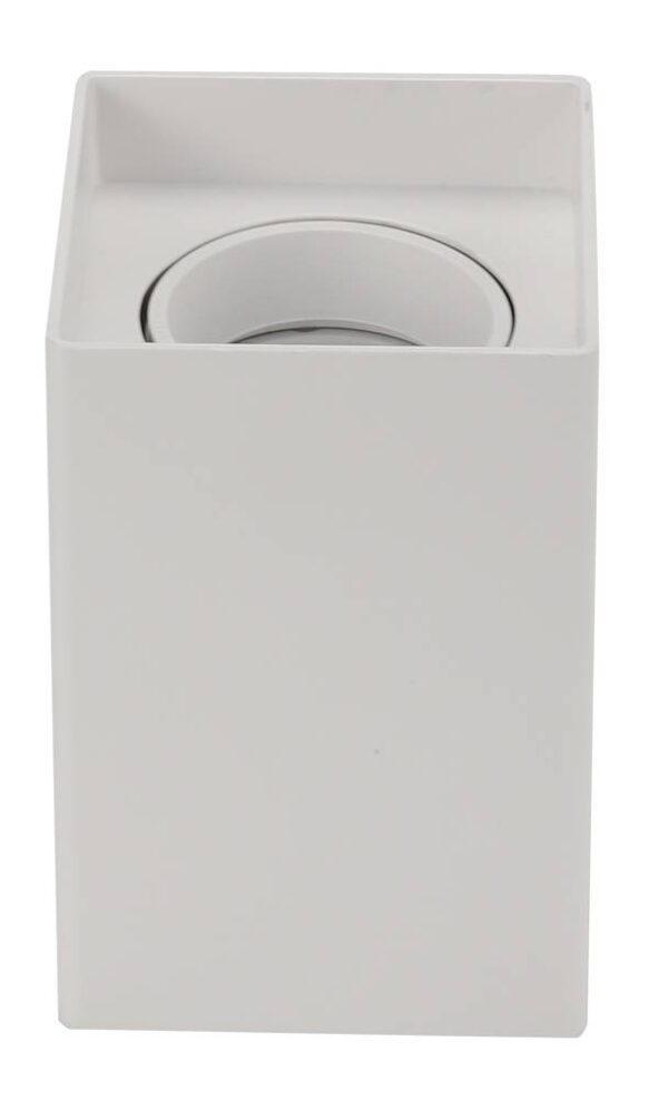 Spotlight Fixture Square Plastic Max 10W WHITE