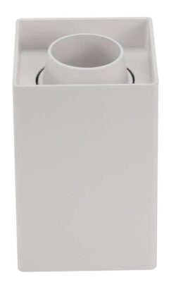 Spotlight Fixture Square Plastic WHITE