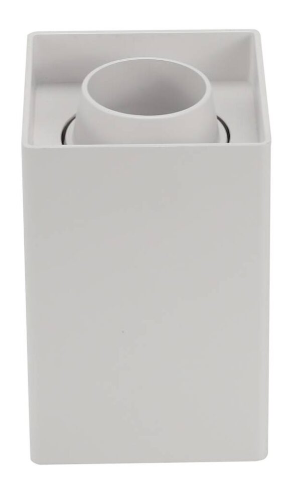 Spotlight Fixture Square Plastic WHITE