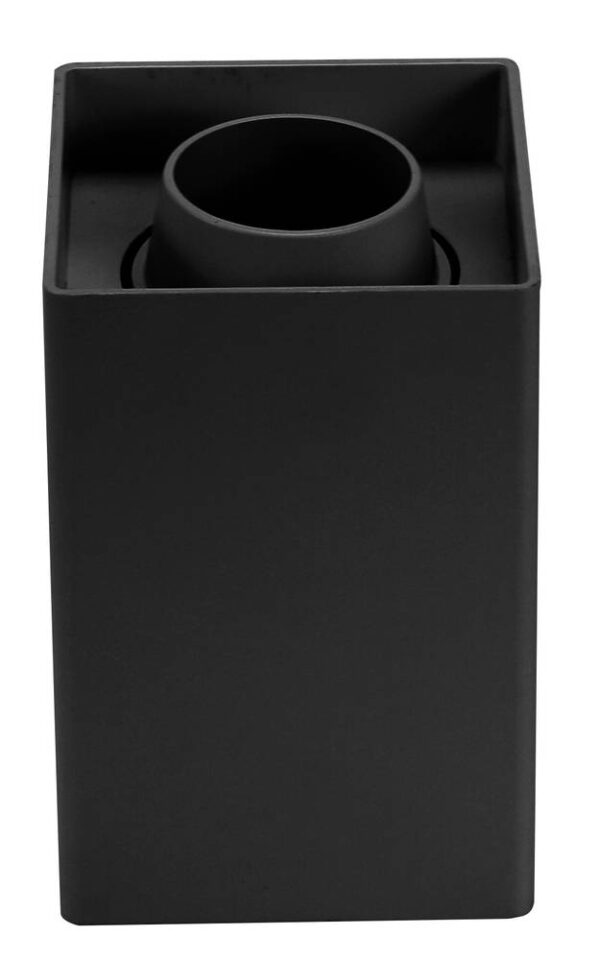Spotlight Fixture Square Plastic BLACK