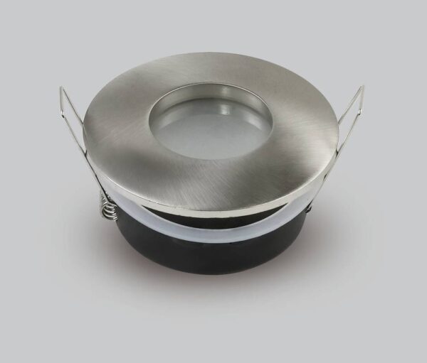 Spotlight Fixture Round Aluminium Max 35W Satin Nickel