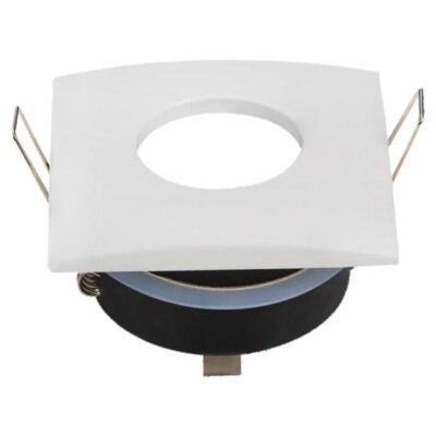 Spotlight Fixture Square Aluminium Max 35W WHITE BODY