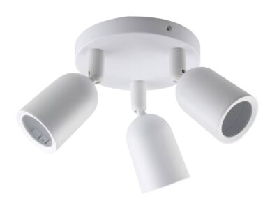 Spotlight Fixture Plastic 3*GU10 WHITE