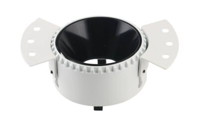 Spotlight Fixture Aluminium White Round
