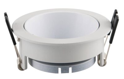 Adjustable Spotlight Fixture Round WHITE-REFLECTOR