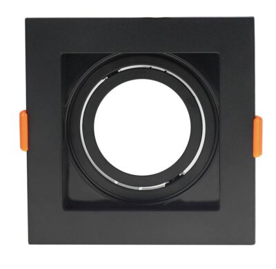 Spotlight Fixture Square BLACK