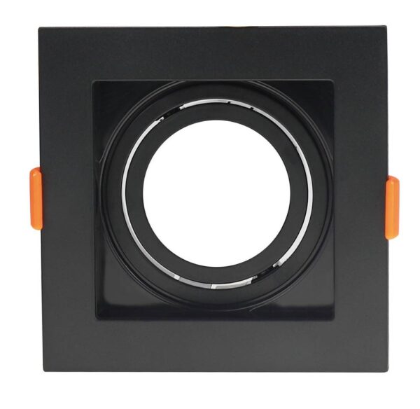 Spotlight Fixture Square BLACK