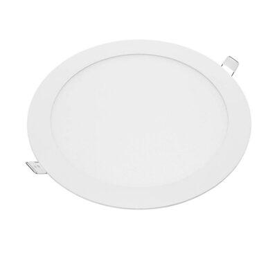 18W LED МОДУЛ ЗА ВГРАЖДАНЕ КРЪГЪЛ AC85-265V - С ДРАЙВЕР - Топло Бяла