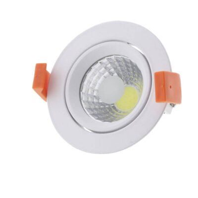 LED COB Downlight Round Rotatable 60° 8W White light