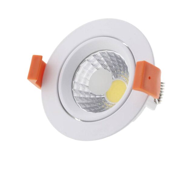 LED COB Downlight Round Rotatable 60° 8W Neutral white