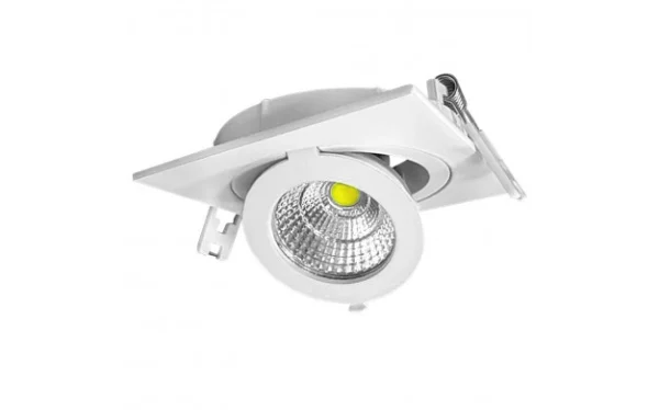 12W LED COB DOWNLIGHT SQUARE Adjustable 6000К