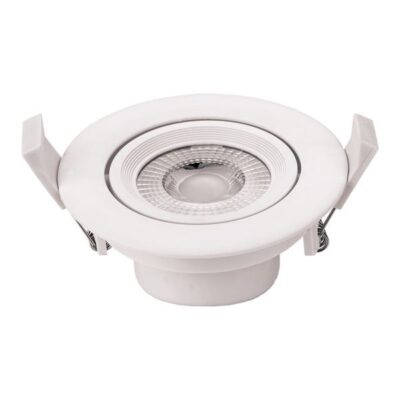 7W LED ЛУНА КРЪГЛА НАСОЧВАЩА СЕ, AC100-240V 525LM - Неутрално Бяло