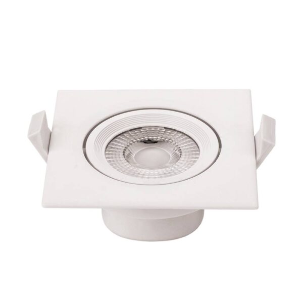 7W LED ЛУНА КВАДРАТНА НАСОЧВАЩА СЕ, AC100-240V 525LM – Неутрално Бяло