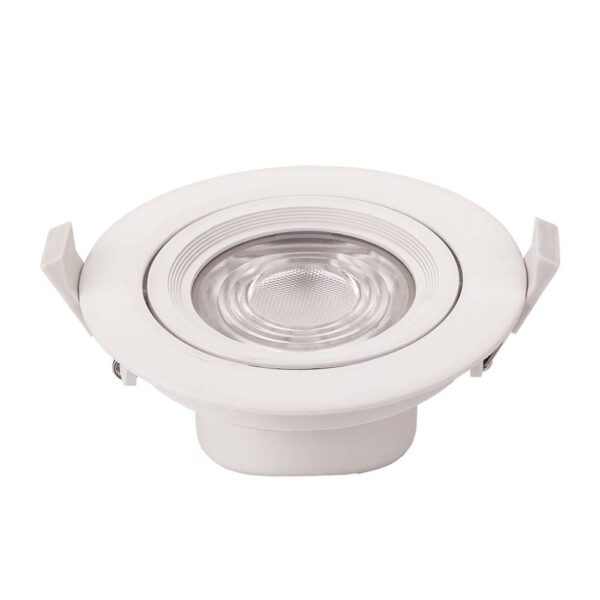 10W LED ЛУНА КРЪГЛА НАСОЧВАЩА СЕ, AC100-240V 750LM – Топло Бяла