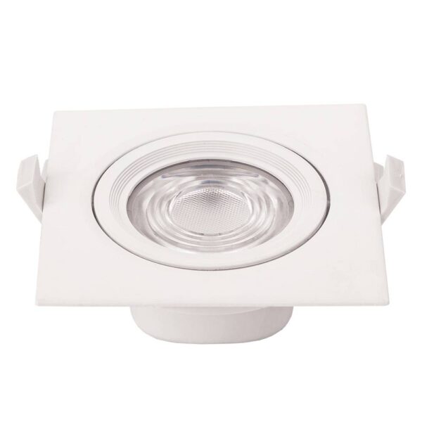 LED COB Downlight Square Rotatable 10W Warm white