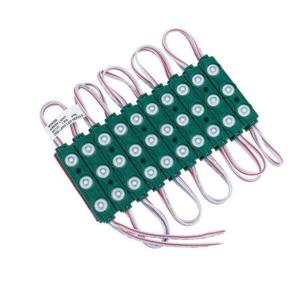 LED Lens Module 3 2835 1.5W Green