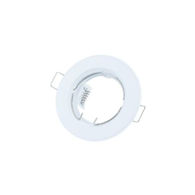 Round Ring Non-Adjustable GU5.3 2Pcs/Box None White