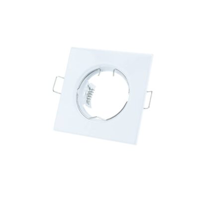 Square Ring Non-Adjustable GU5.3 2Pcs/Box None White