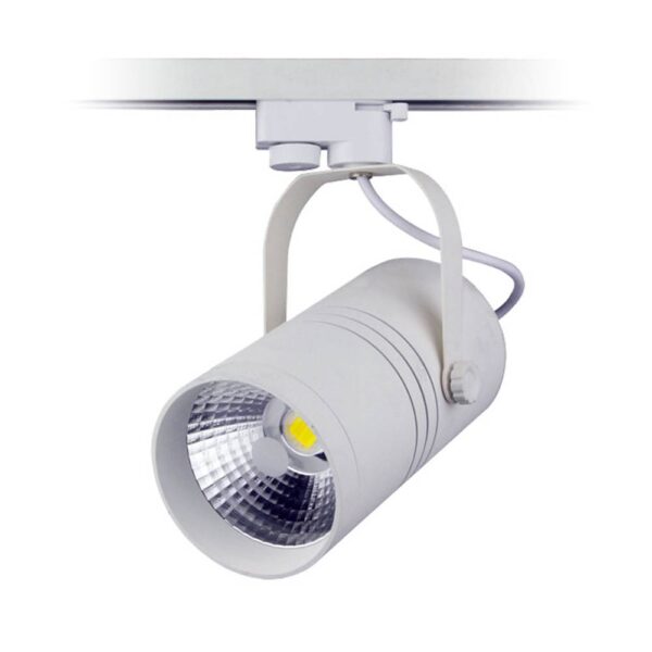 LED Interior Track Light White Body COB 25W Warm white