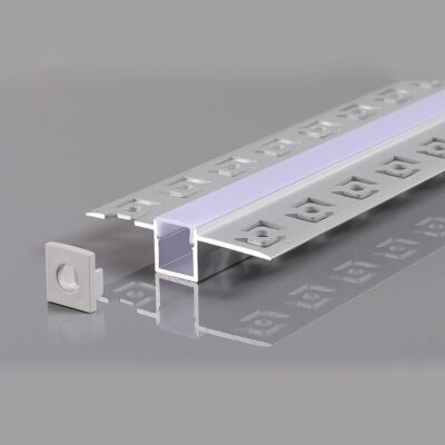 Aluminium Profile For LED Strip Gray Built In L=2m None No color