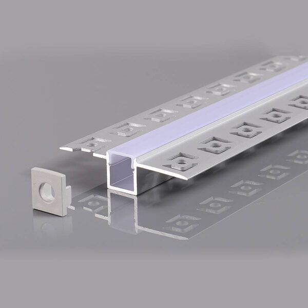 Aluminium Profile For LED Strip Gray Built In L=2m None No color
