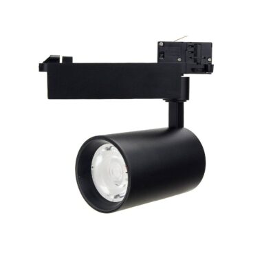 LED 4 Wire Track Light Black Body 35W Warm white