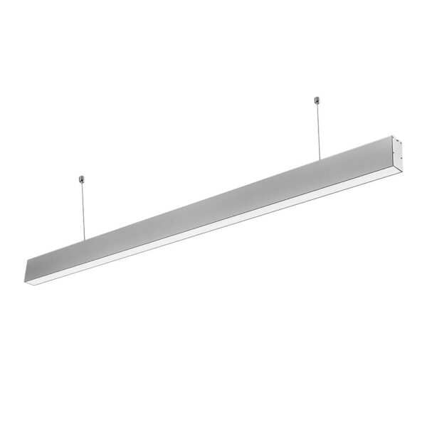 40W LED ЛИНЕЕН ОСВЕТИТЕЛ ВИСЯЩ AC200-240V СРЕБЪРНО ТЯЛО