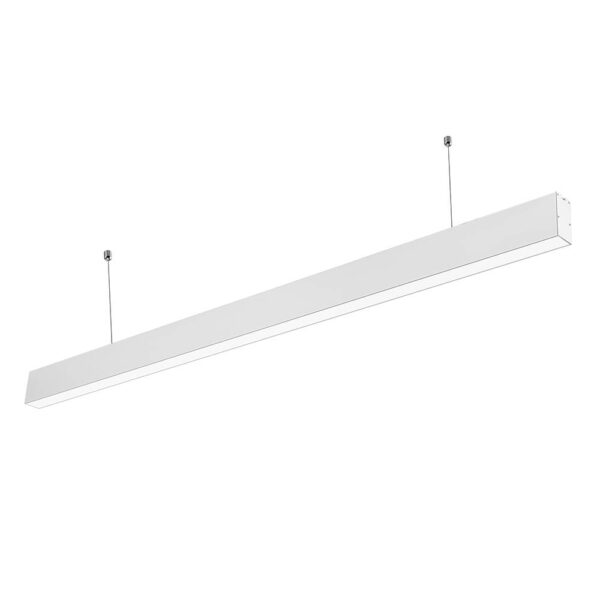 40W LED ЛИНЕЕН ОСВЕТИТЕЛ ВИСЯЩ AC200-240V БЯЛО ТЯЛО – Студено Бяла