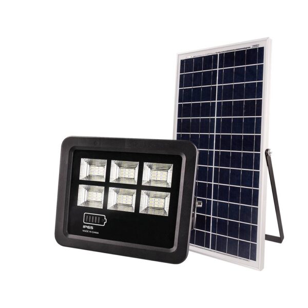 Solar Power LED Floodlight EQUIV. 50W White light