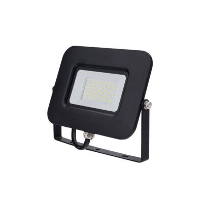 LED SMD Floodlight Black Epistar Chip Premium Line 5 Years Warranty 30W Warm white